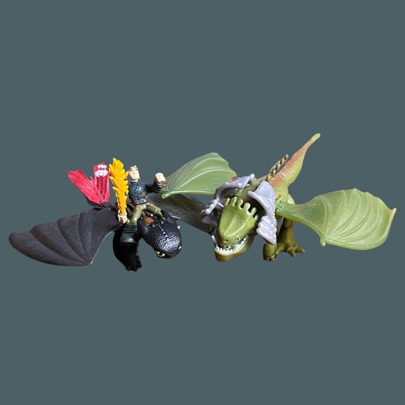 DreamWorks Meatlug Toothless & Hiccup Armored Dragon & Breakaway Armour Dragons - Picture 2 of 12